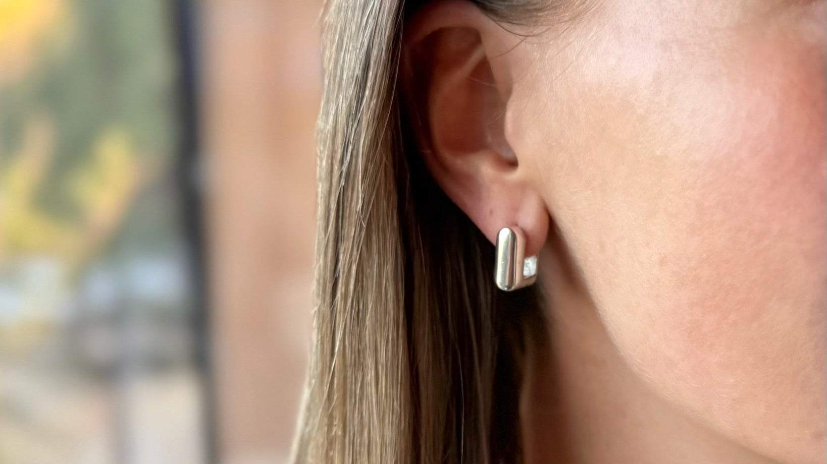 Sharpen Your Style: Sterling Silver Square Hoops That Redefine the Classic