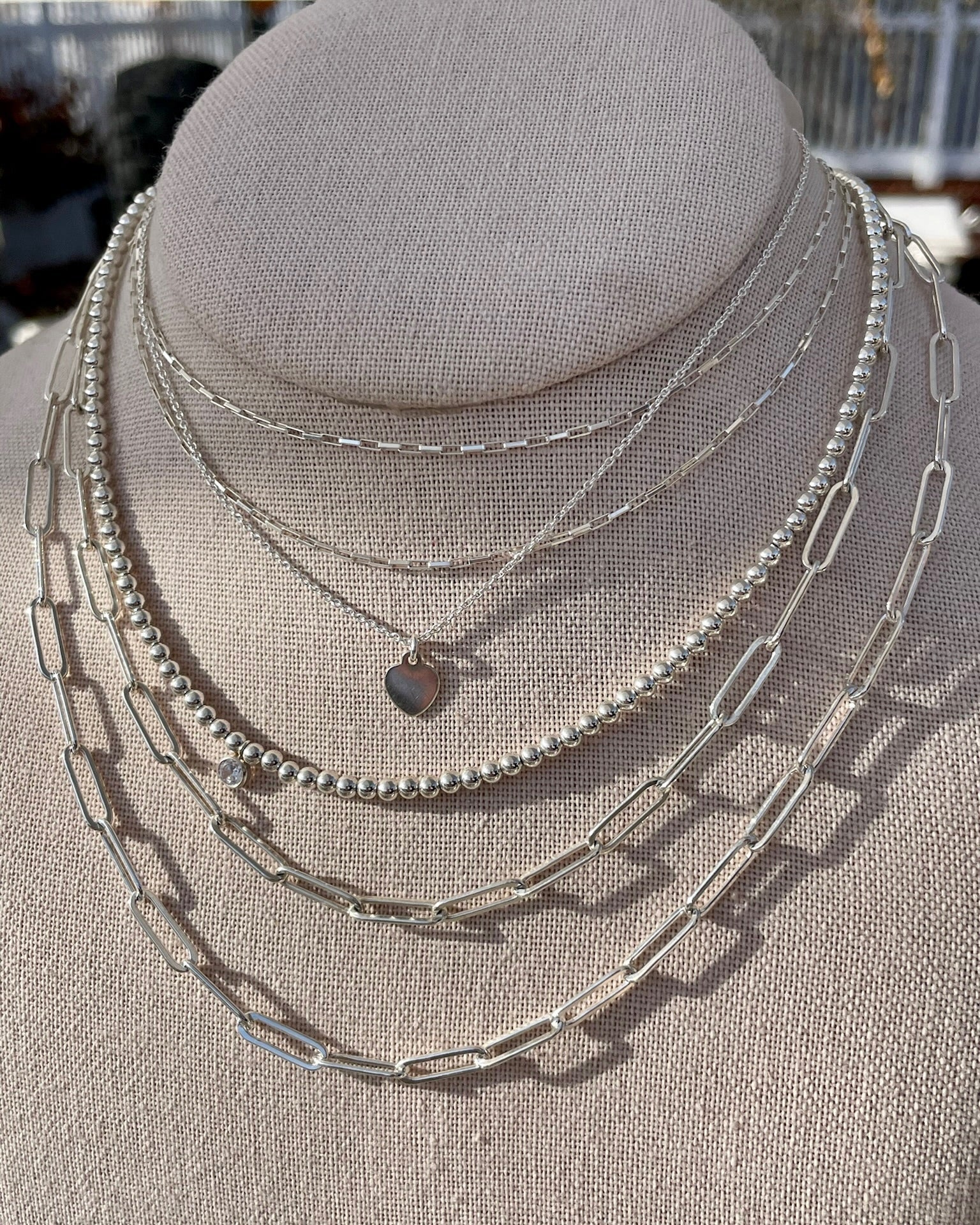 Gold Paperclip Chain Necklace by Hannah May Jewelry