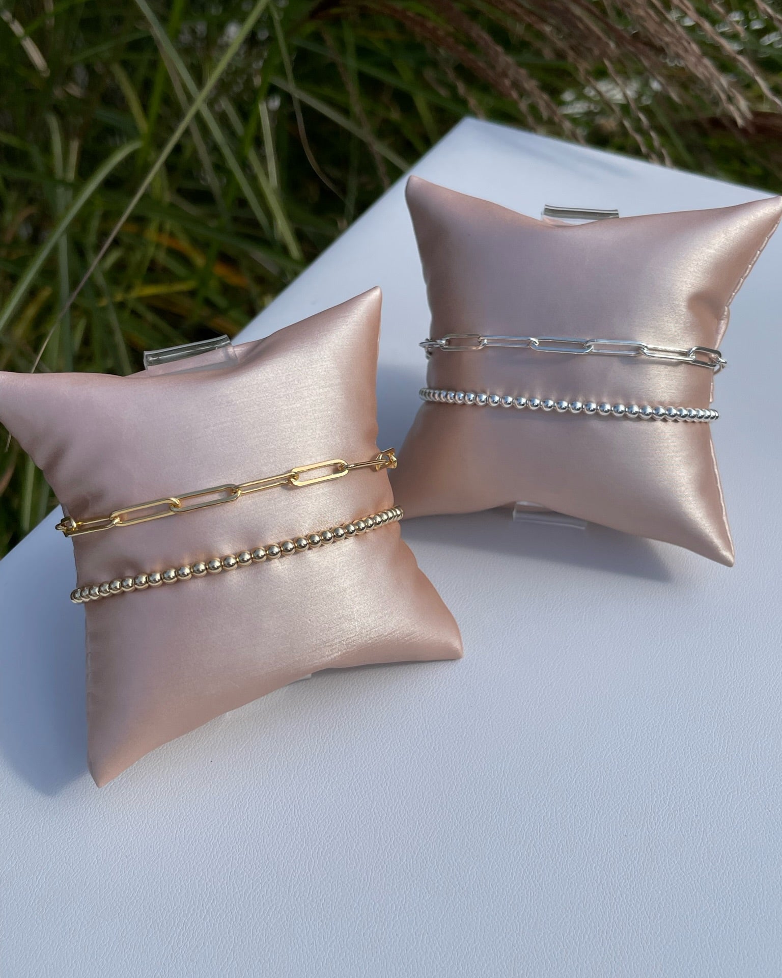 Gold Paperclip Chain Bracelet by Hannah May Jewelry