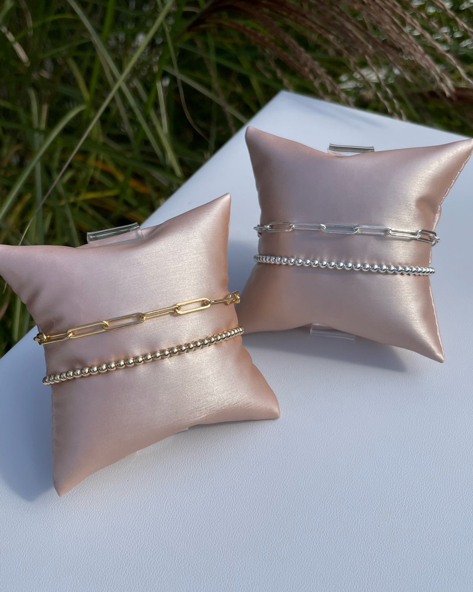 Gold Paperclip Chain Bracelet by Hannah May Jewelry