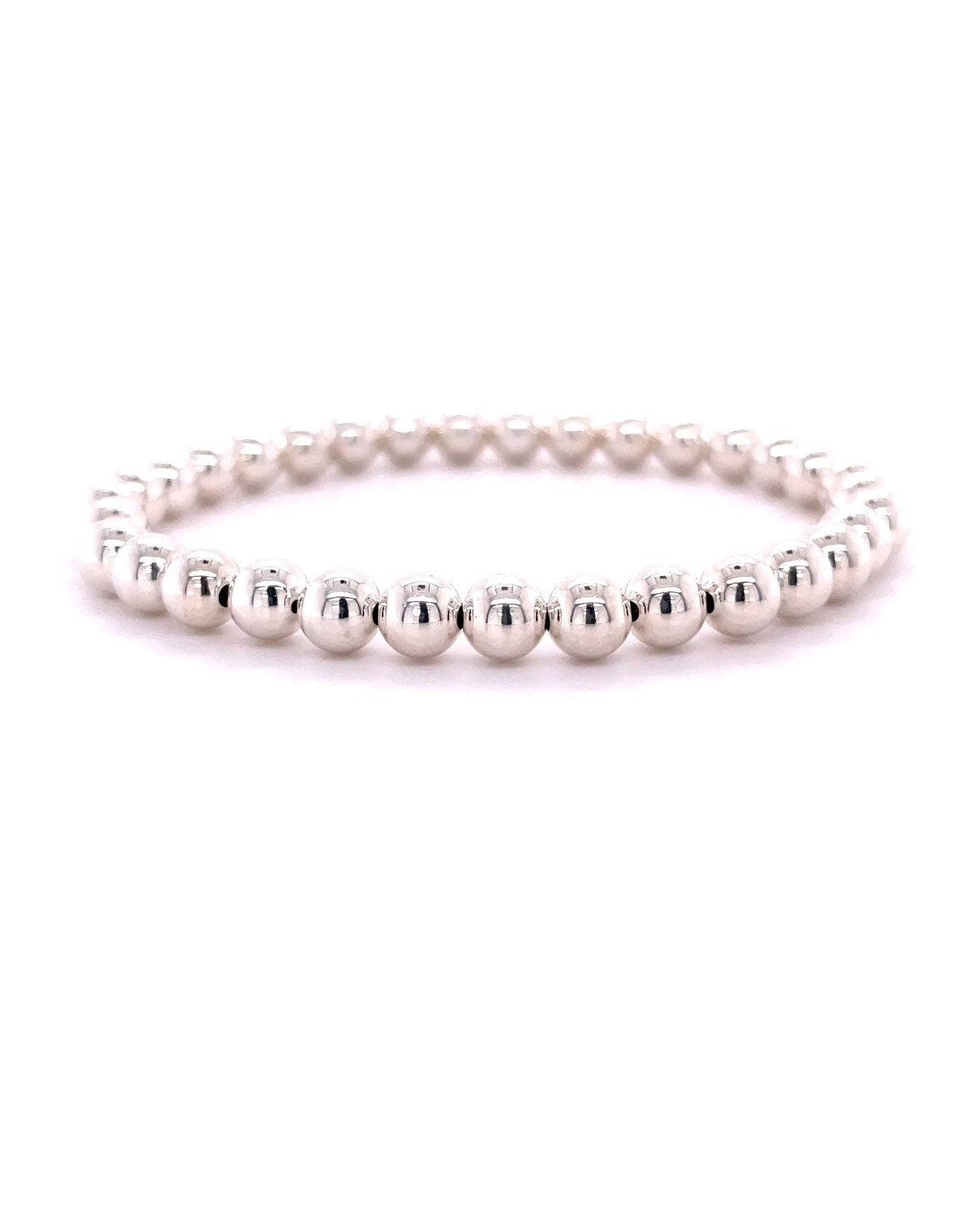 Gold Beaded Bracelet 4mm Hannah May Jewelry