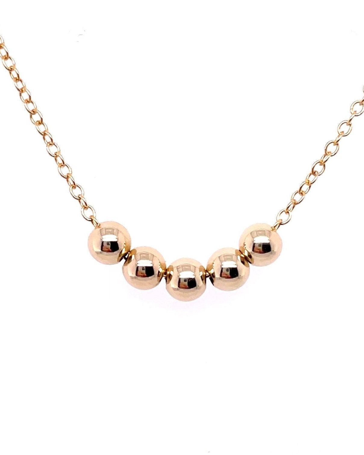 Gold Chain Necklace, Fidget Necklace, Layering Necklace Hannah May Jewelry