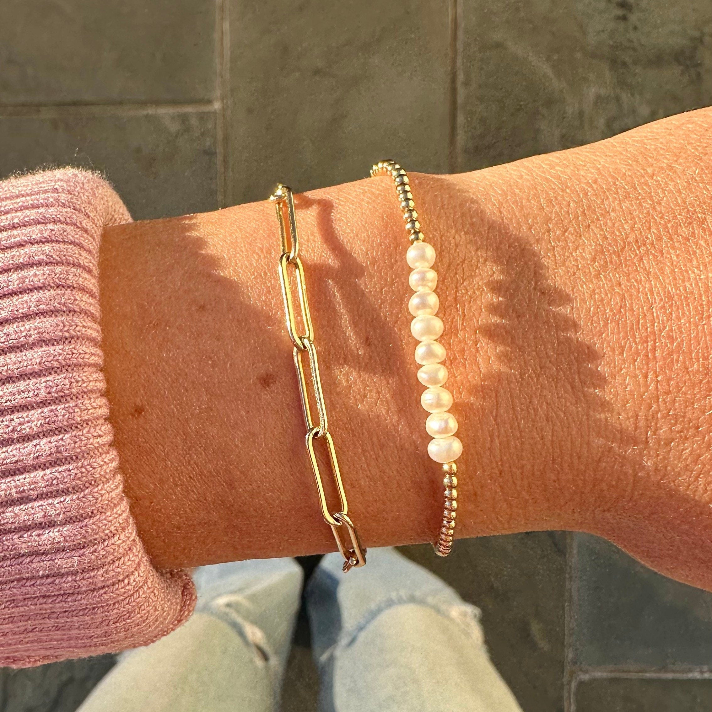 Pearl Bracelet, June Birthstone Hannah May Jewelry