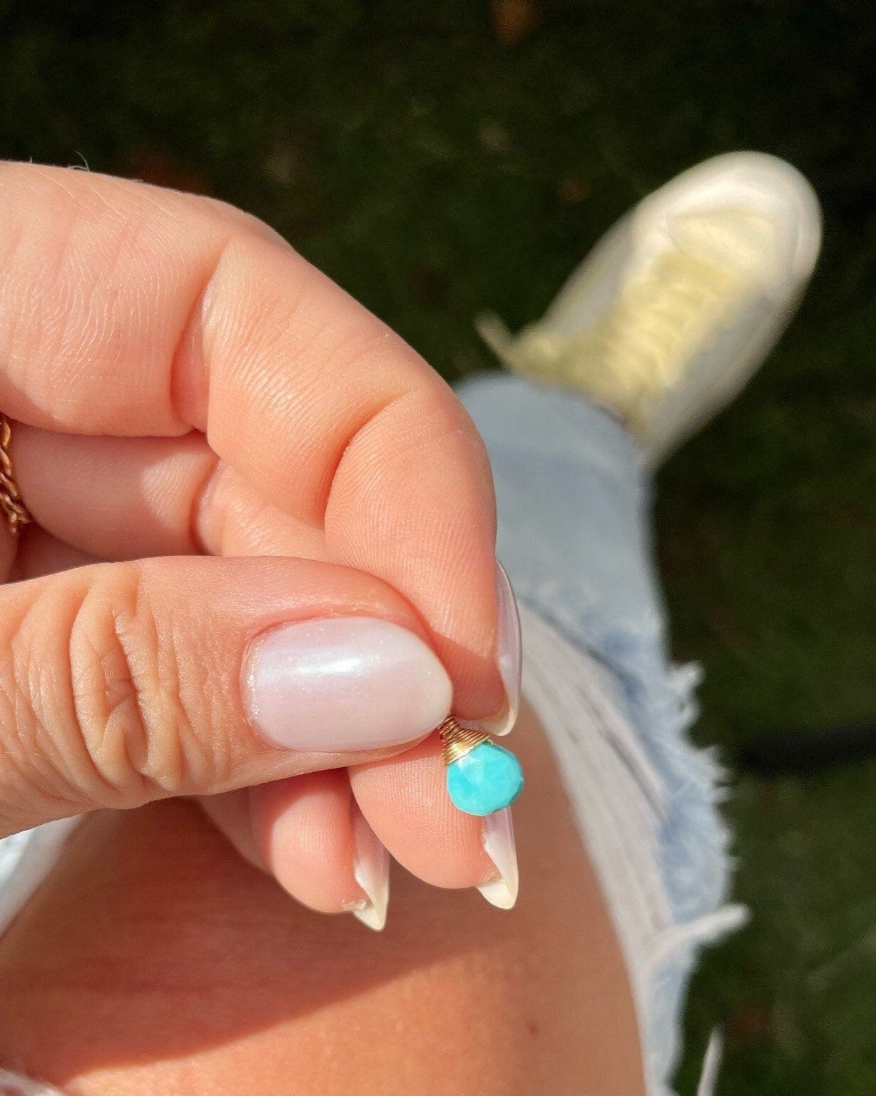 Turquoise Necklace, December Birthstone Hannah May Jewelry