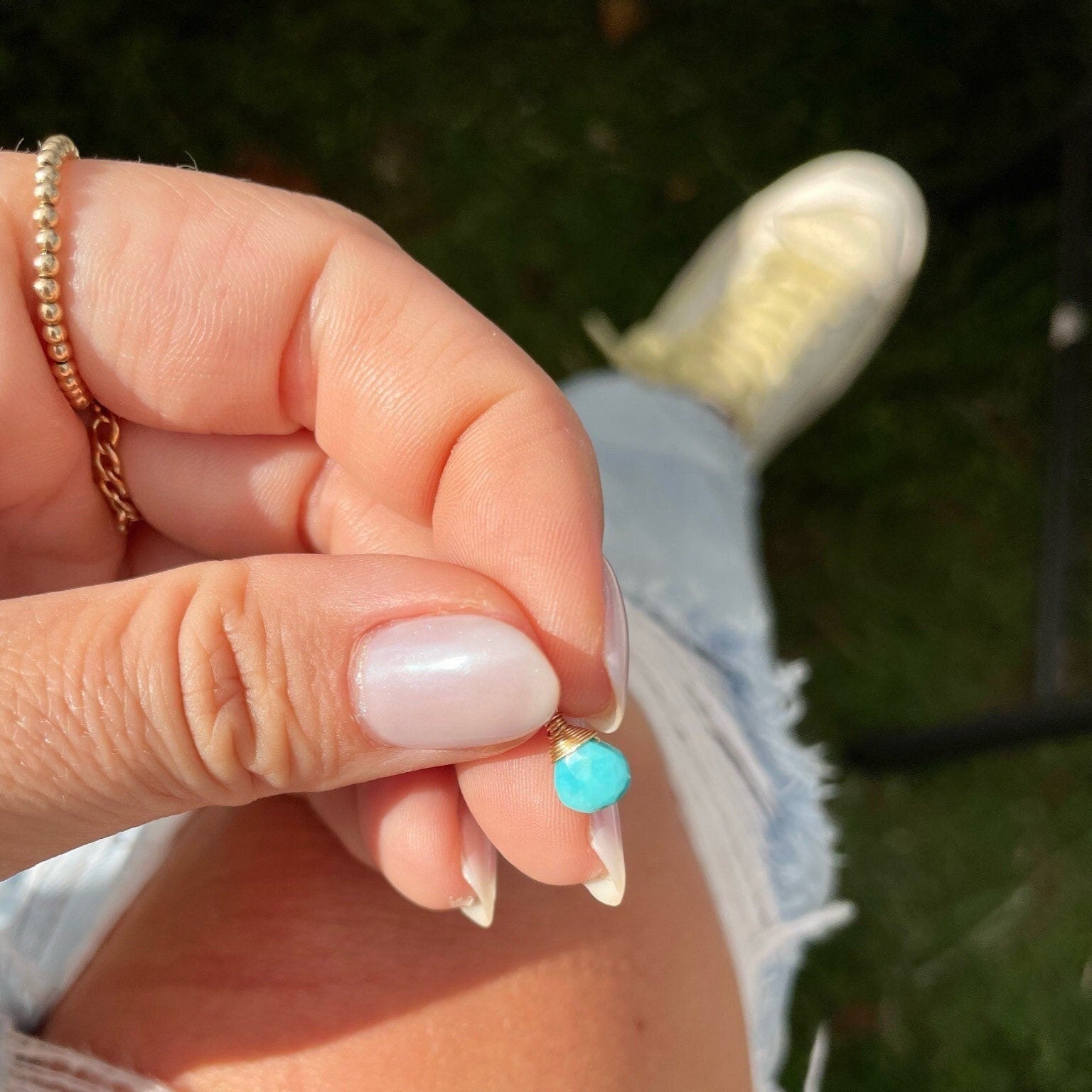 Turquoise Necklace, December Birthstone Hannah May Jewelry