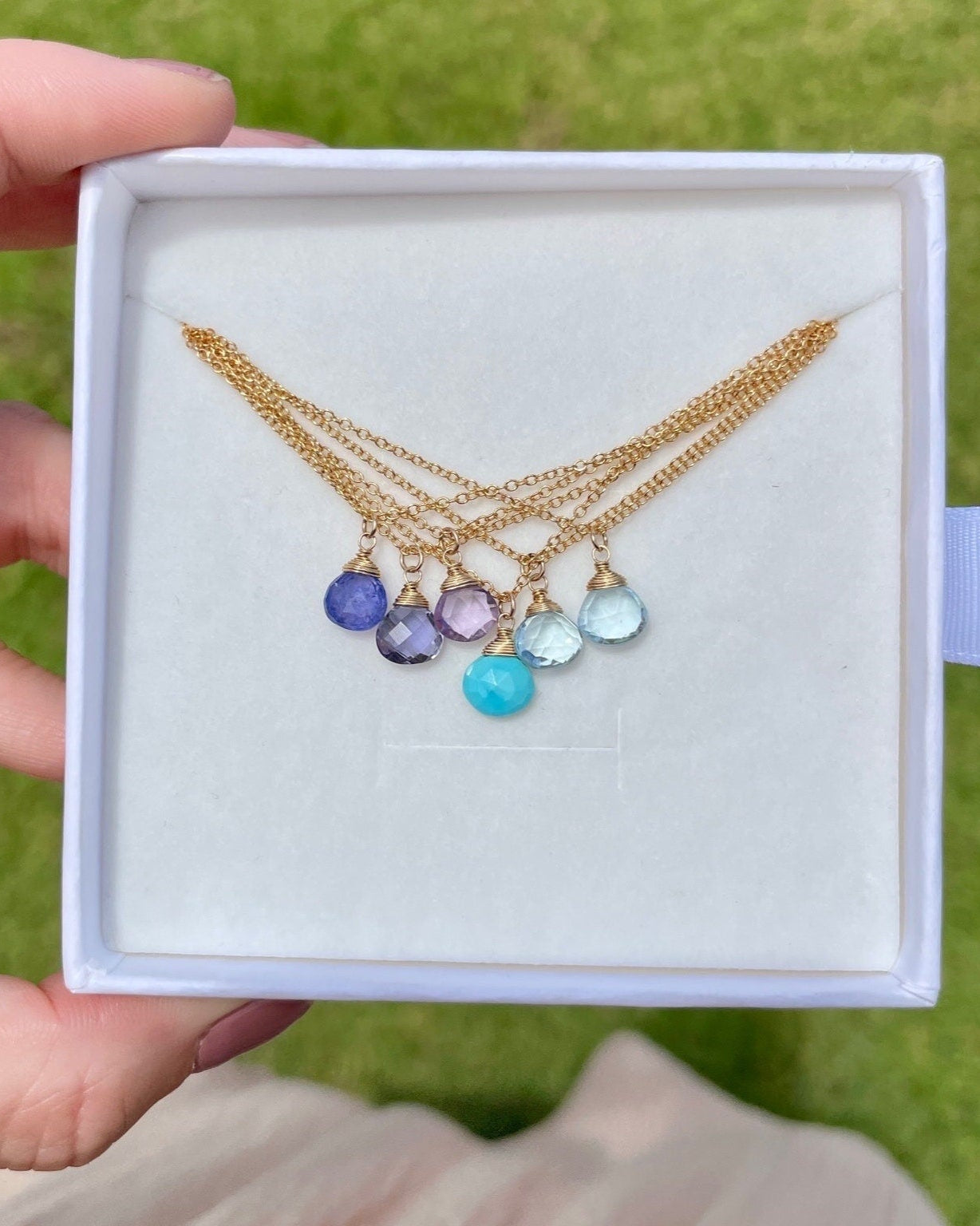 Turquoise Necklace, December Birthstone Hannah May Jewelry