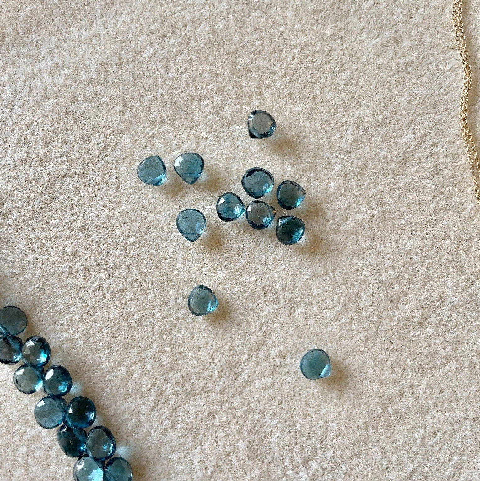 London Blue Topaz Necklace, December Birthstone Hannah May Jewelry