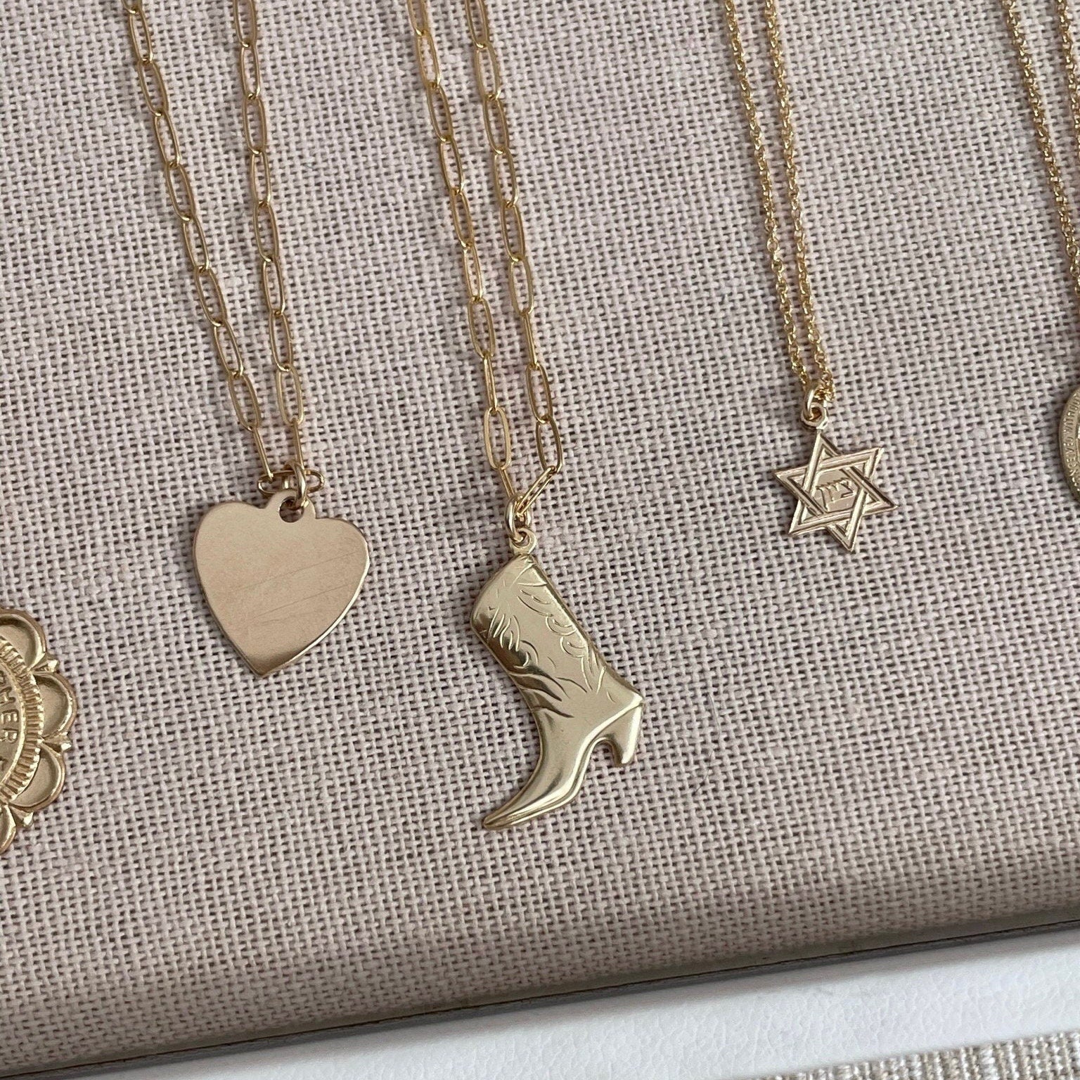 Cowboy Boot Charm Necklace Hannah May Jewelry