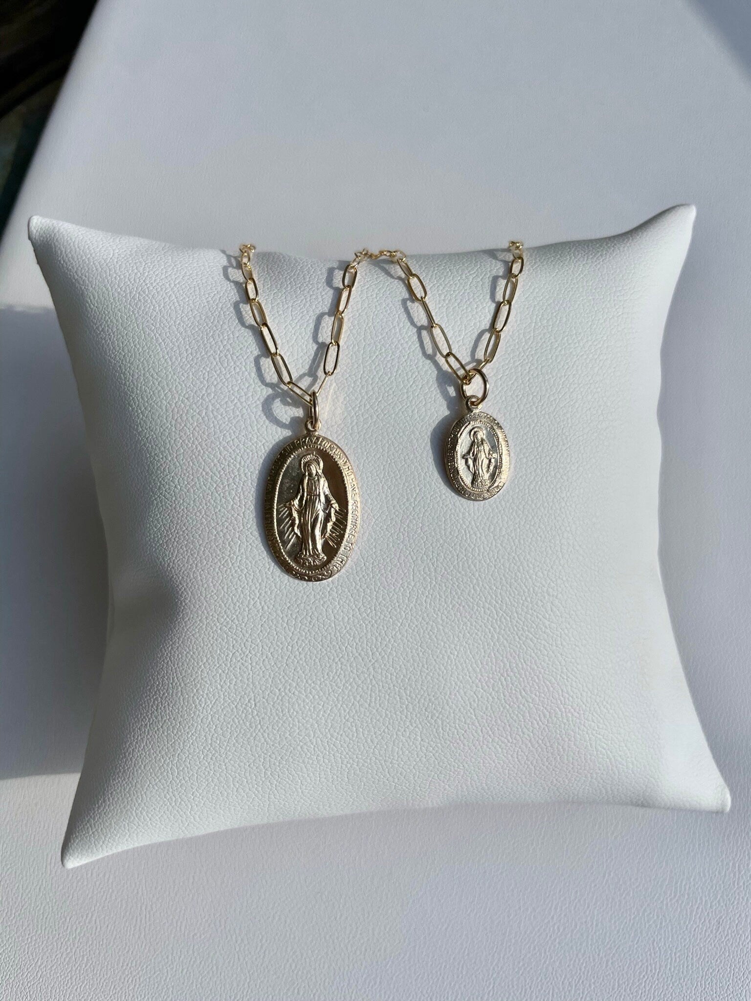 Mother Mary Coin Necklace, Protection Necklace Hannah May Jewelry