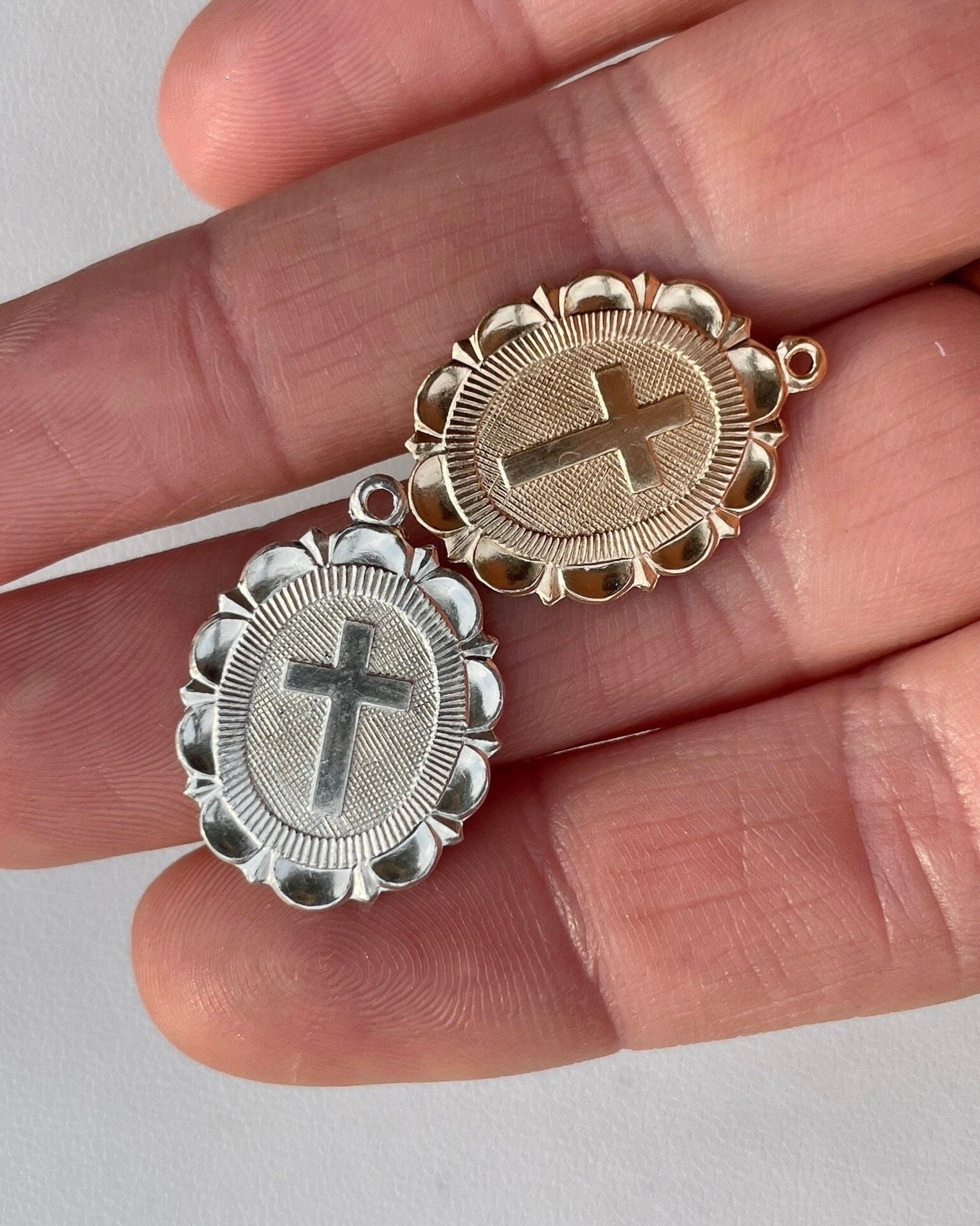 Charm Necklace with Cross Hannah May Jewelry