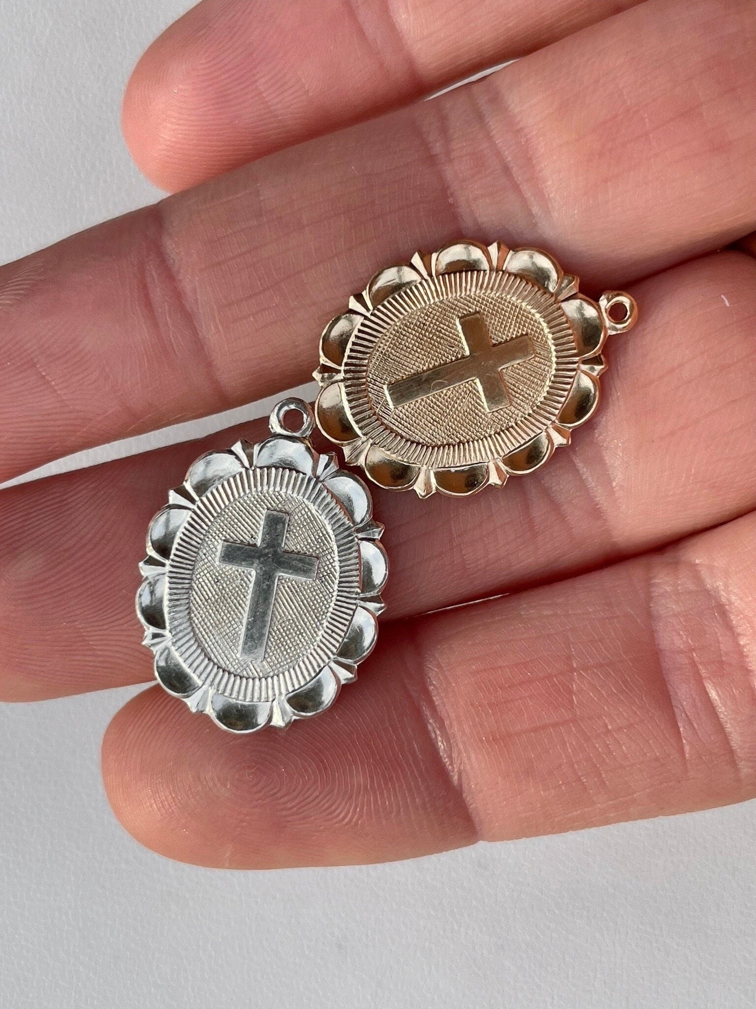 Charm Necklace with Cross Hannah May Jewelry