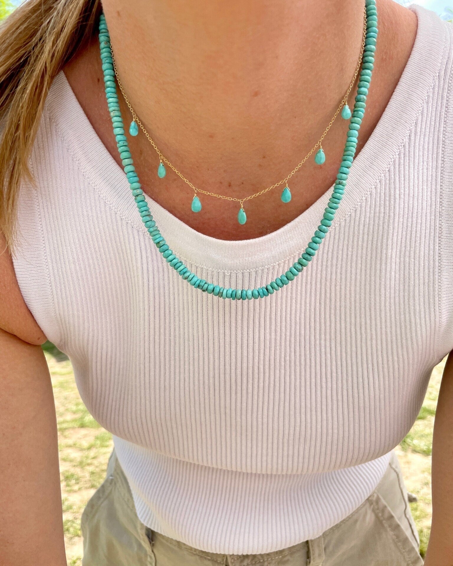 Cleopatra Gemstone Necklace Hannah May Jewelry