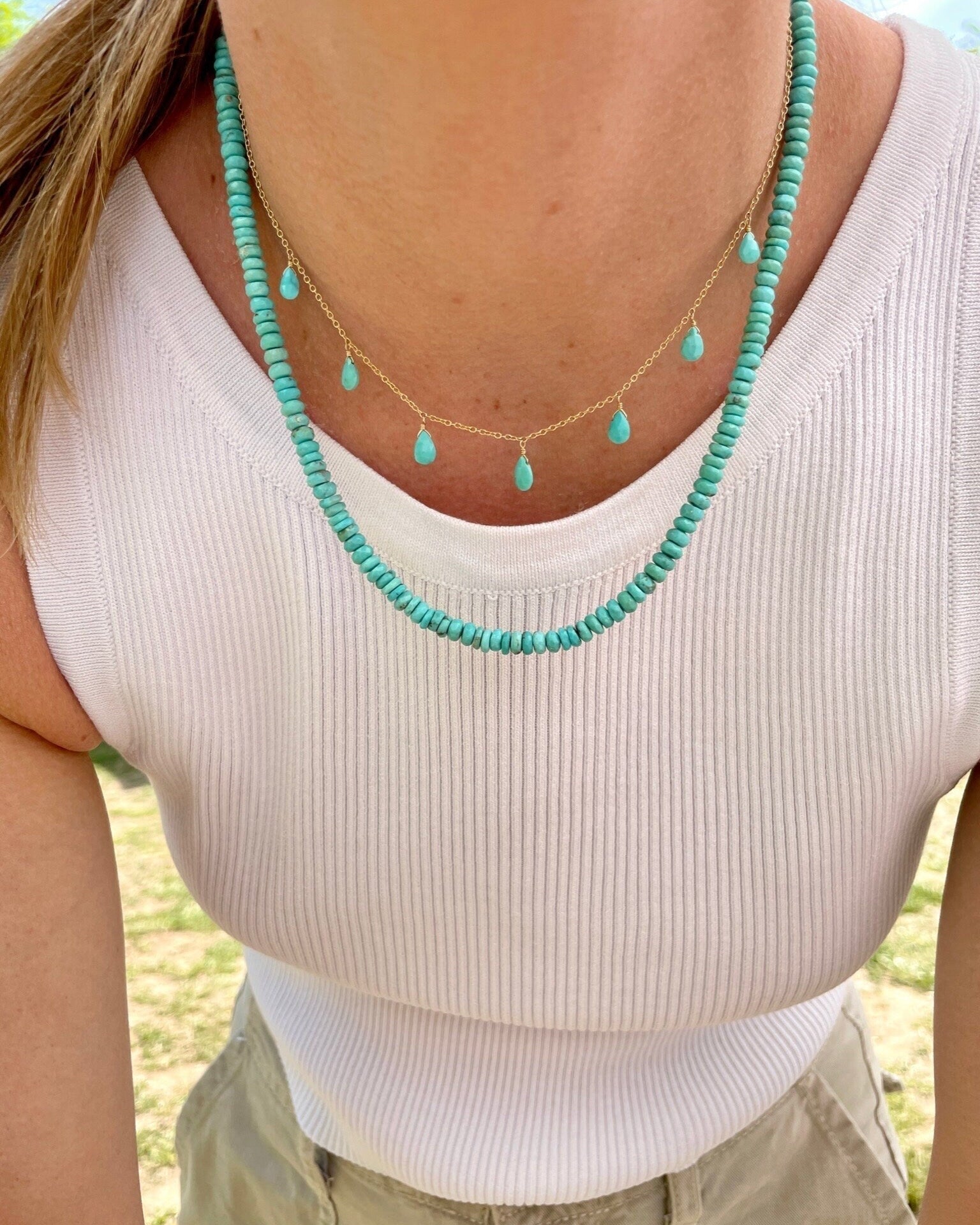 Cleopatra Gemstone Necklace by Hannah May Jewelry