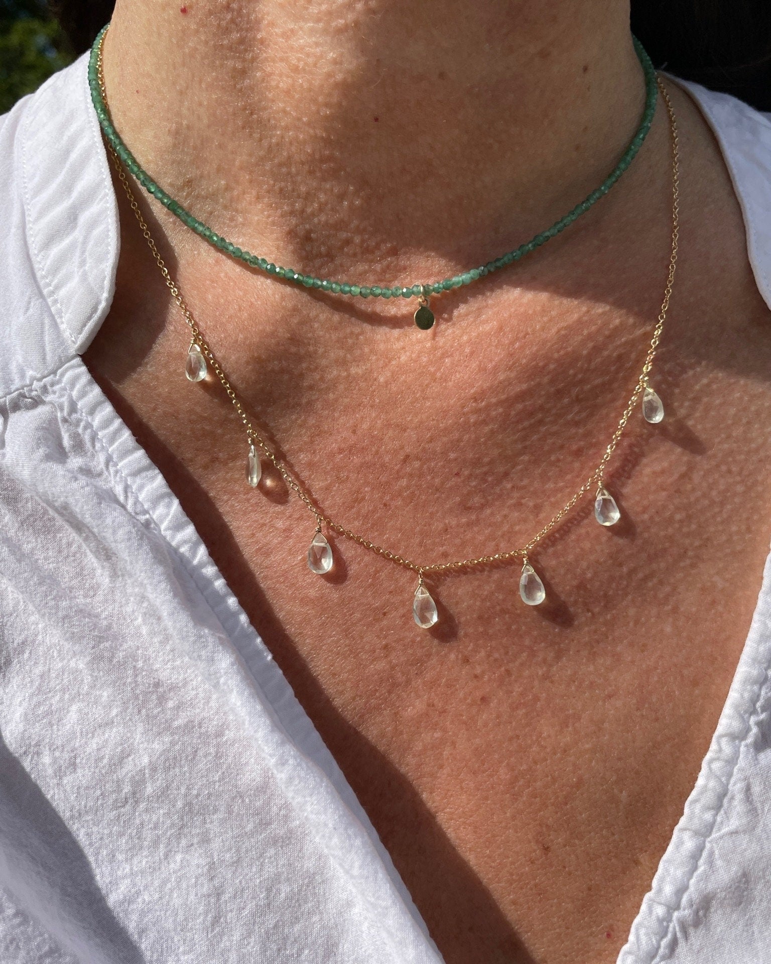 Cleopatra Gemstone Necklace by Hannah May Jewelry