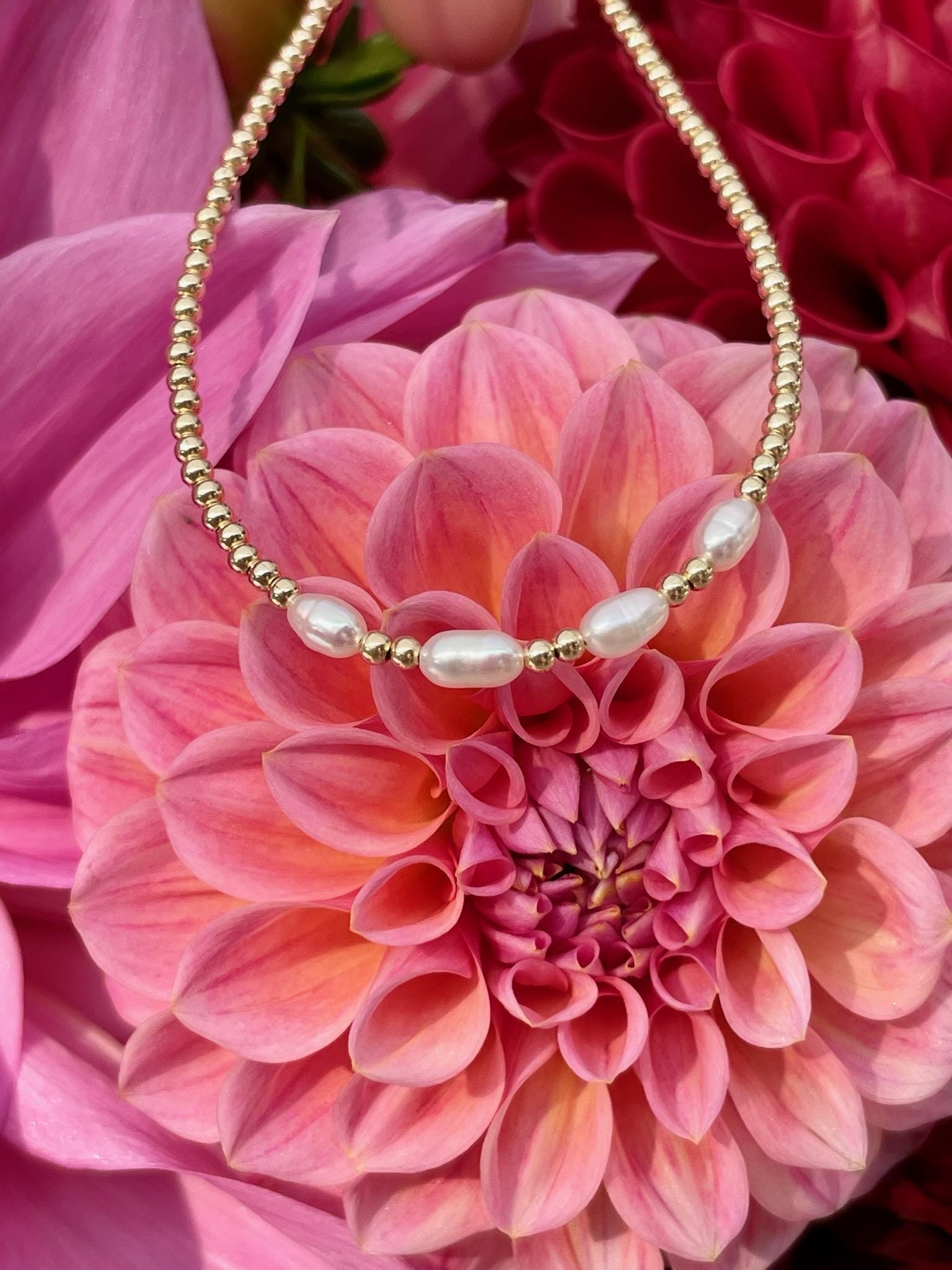 Beaded Rice Pearl Bracelet Hannah May Jewelry