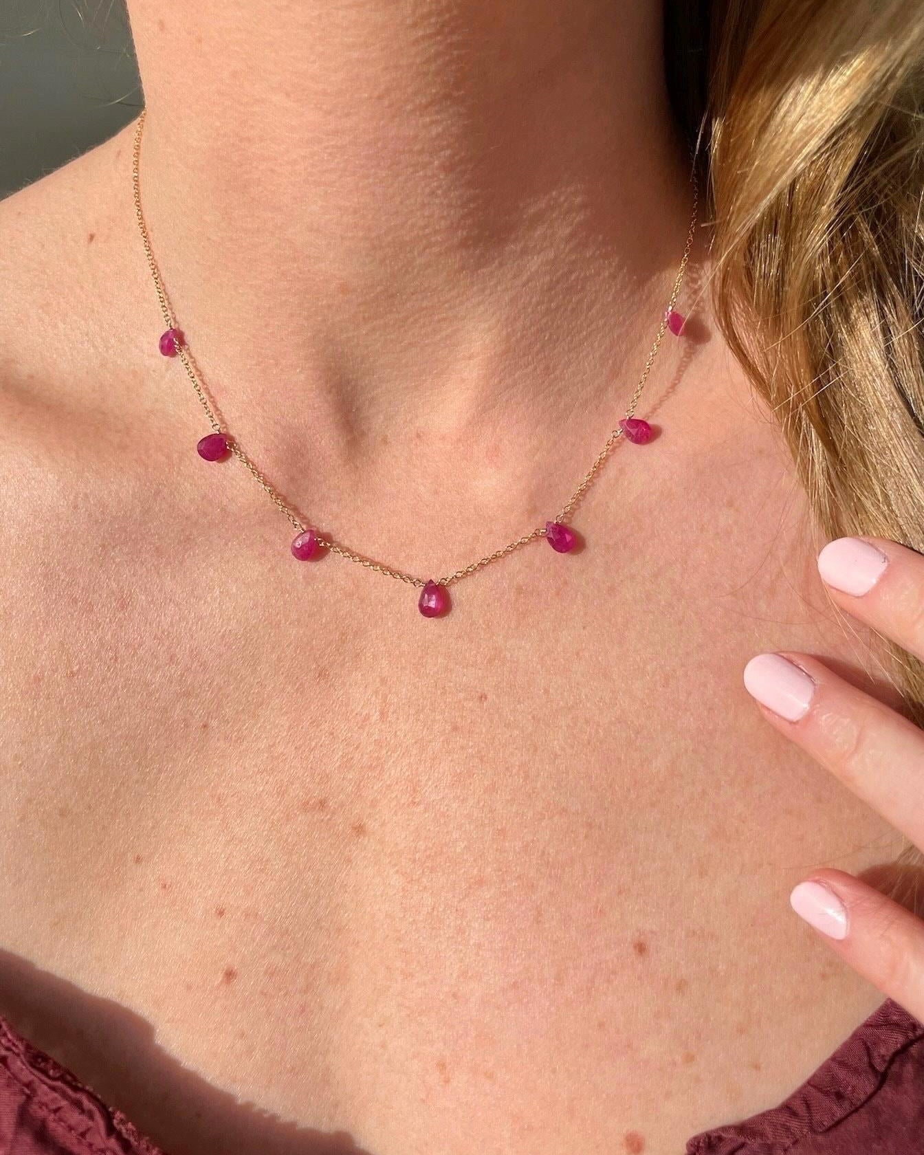 Cleopatra Gemstone Necklace Hannah May Jewelry