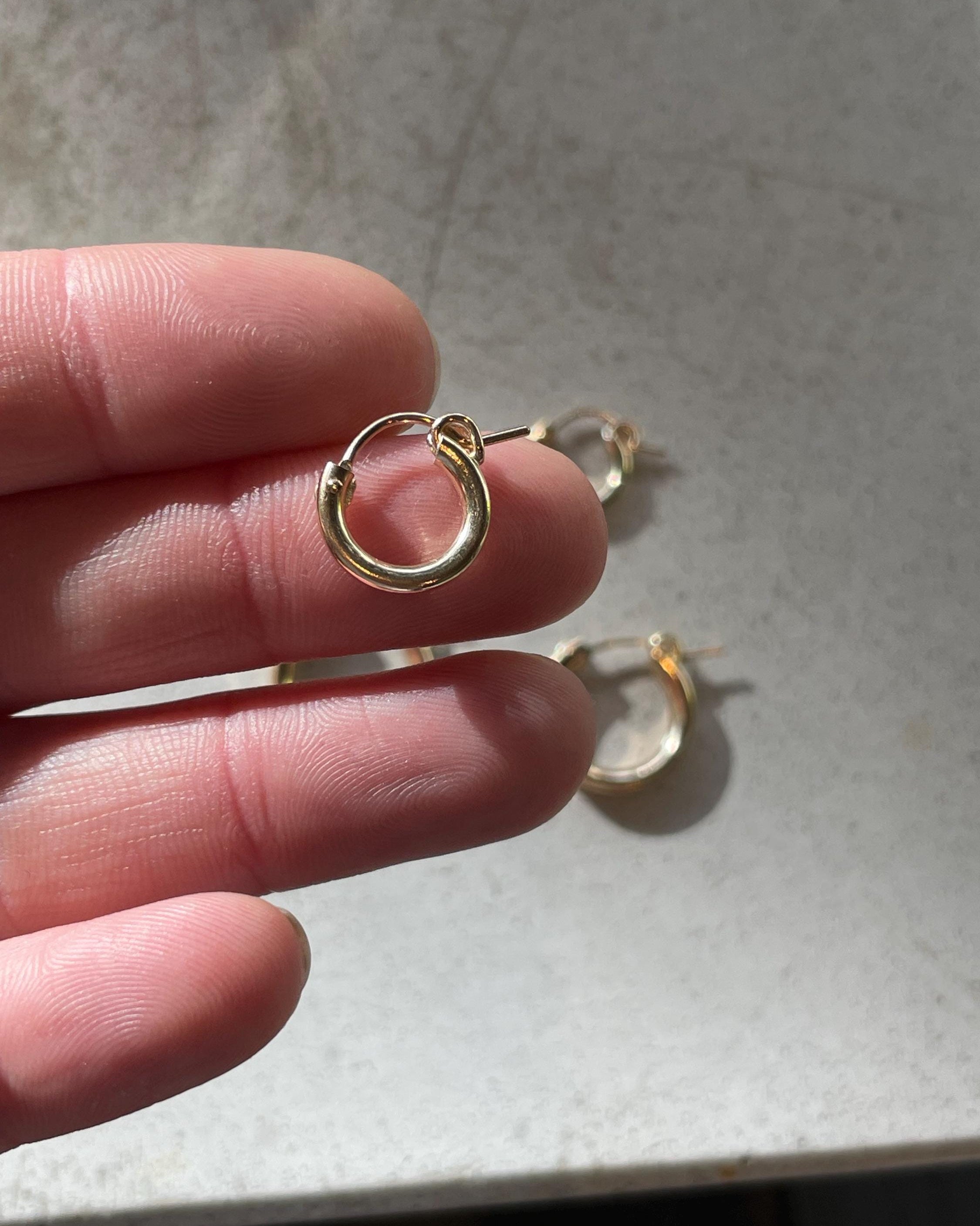 Classic Gold Filled Hoop Earrings by Hannah May Jewelry