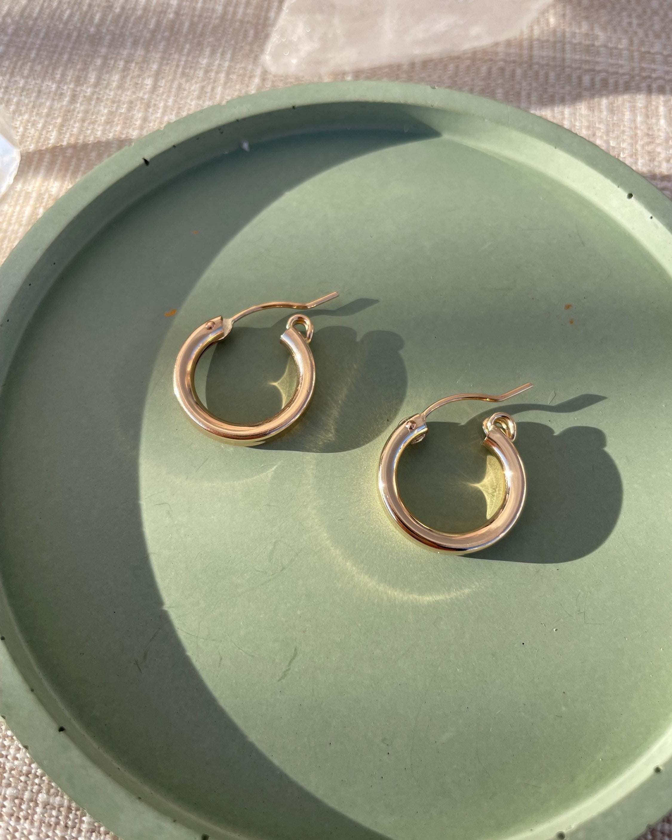 Classic Gold Filled Hoop Earrings by Hannah May Jewelry
