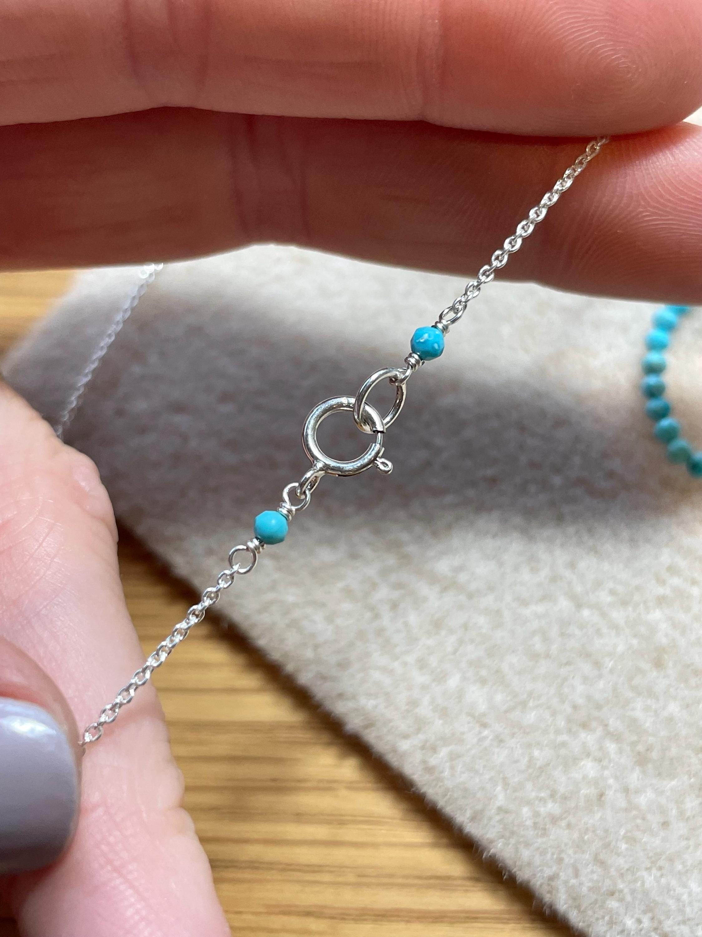 Turquoise Necklace, December Birthstone Hannah May Jewelry