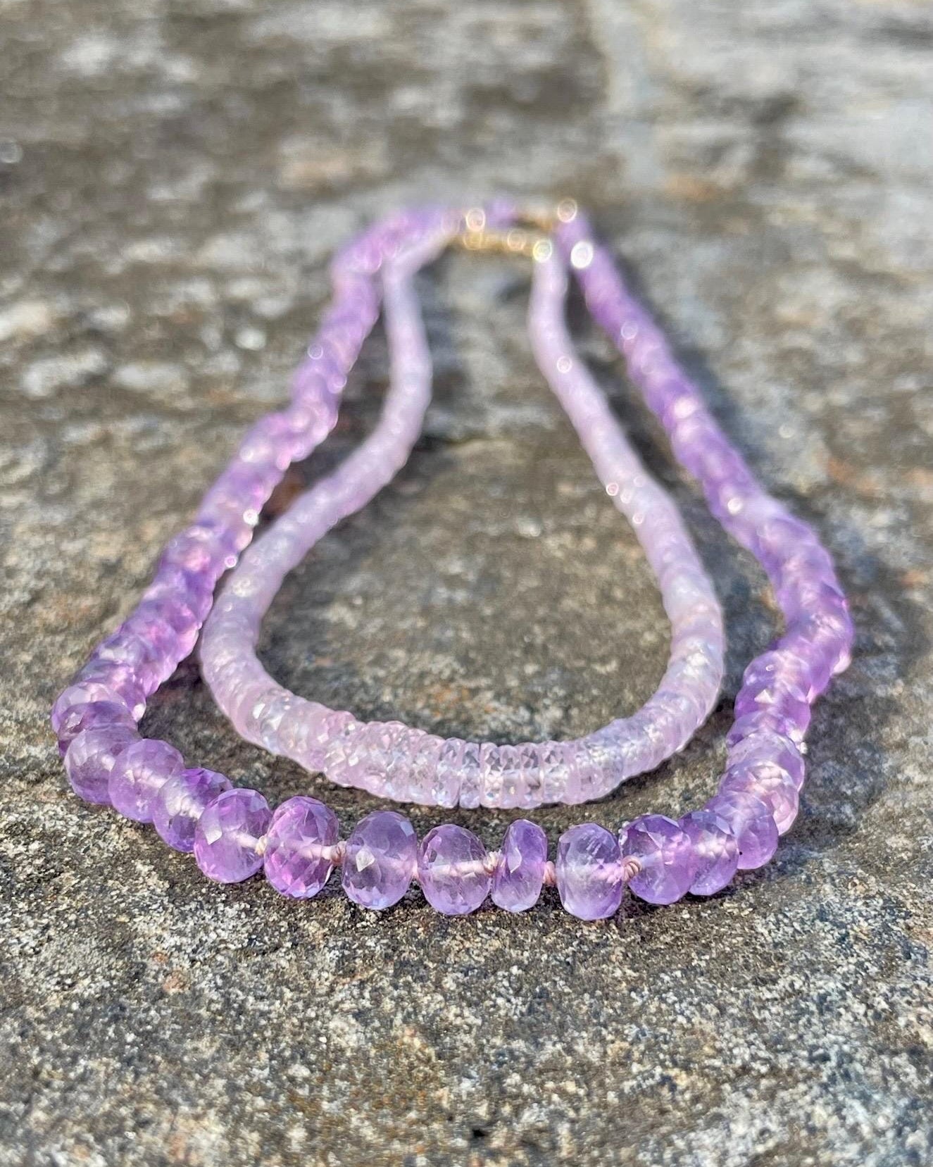 Lavender Sapphire Necklace Hannah May Jewelry
