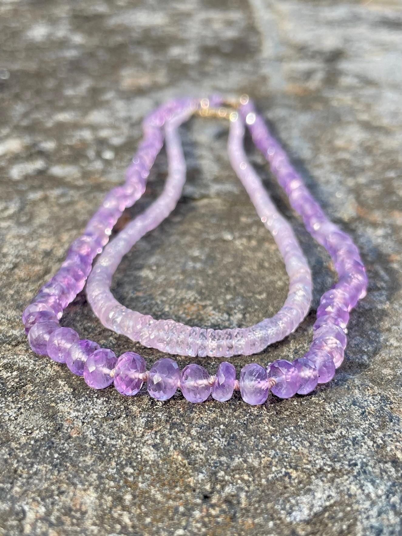 Lavender Sapphire Necklace Hannah May Jewelry