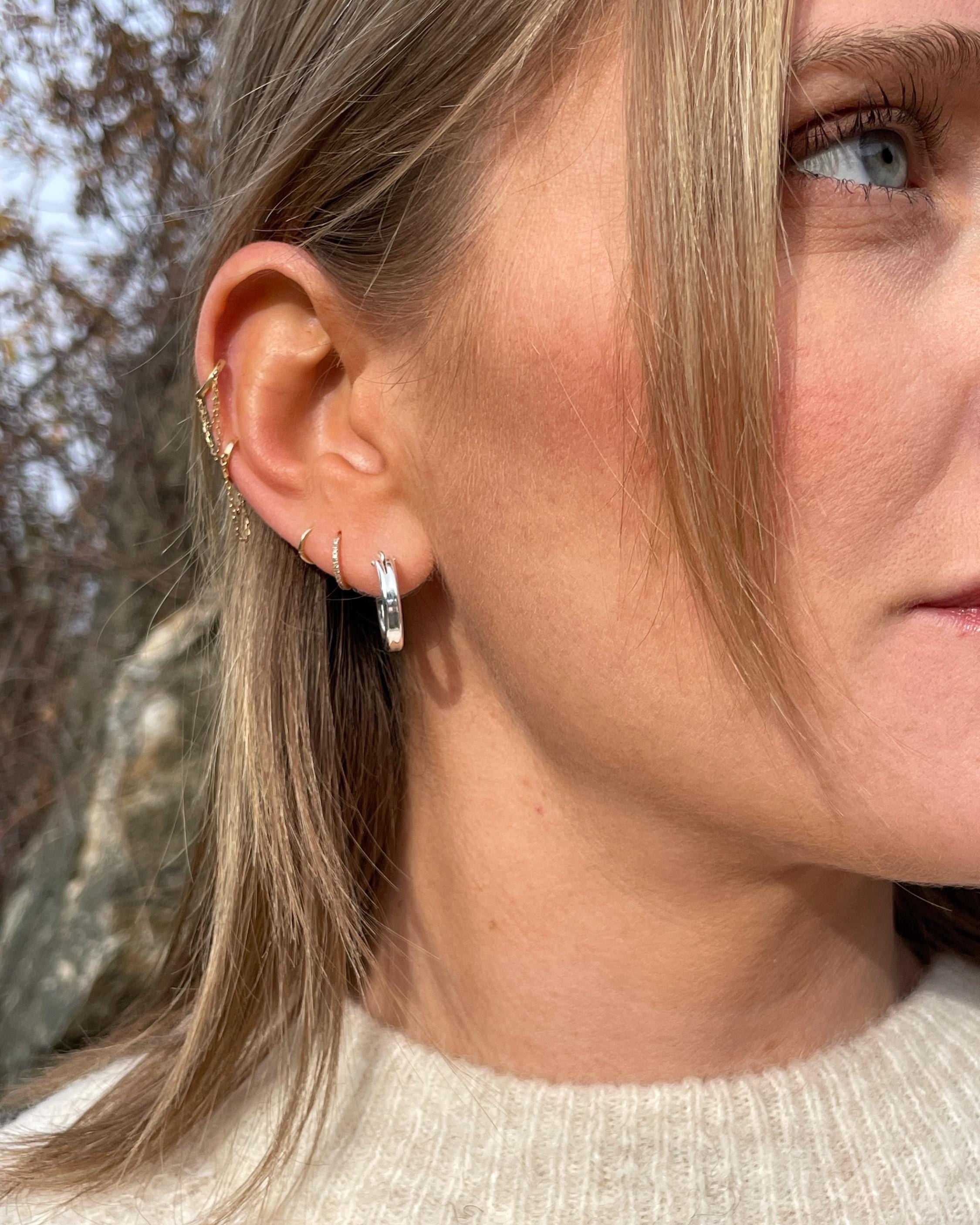 Classic Gold Filled Hoop Earrings by Hannah May Jewelry