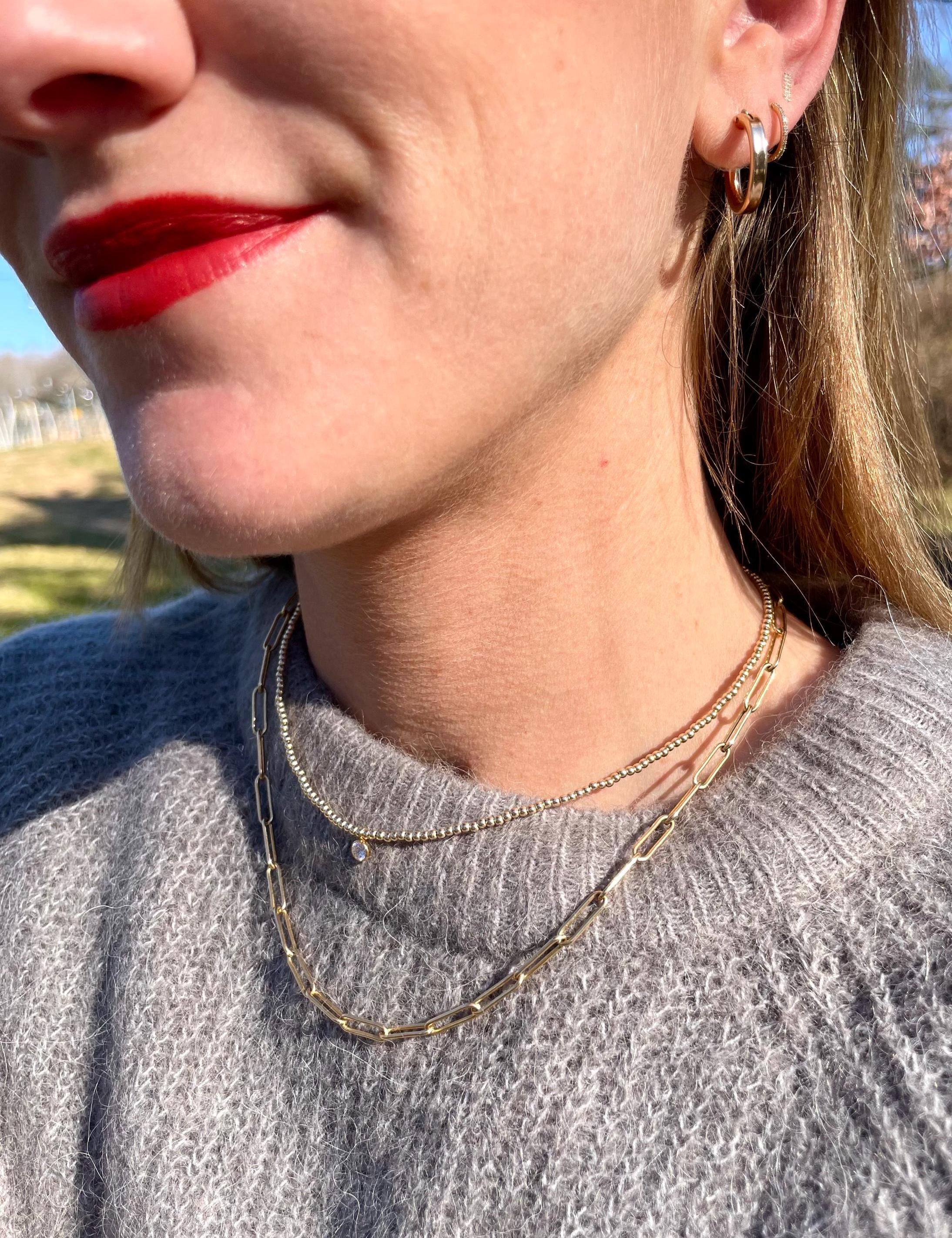 Gold Hoop Earrings – 14k Gold-Filled or Sterling Silver, Waterproof, 12mm, 18mm Hannah May Jewelry