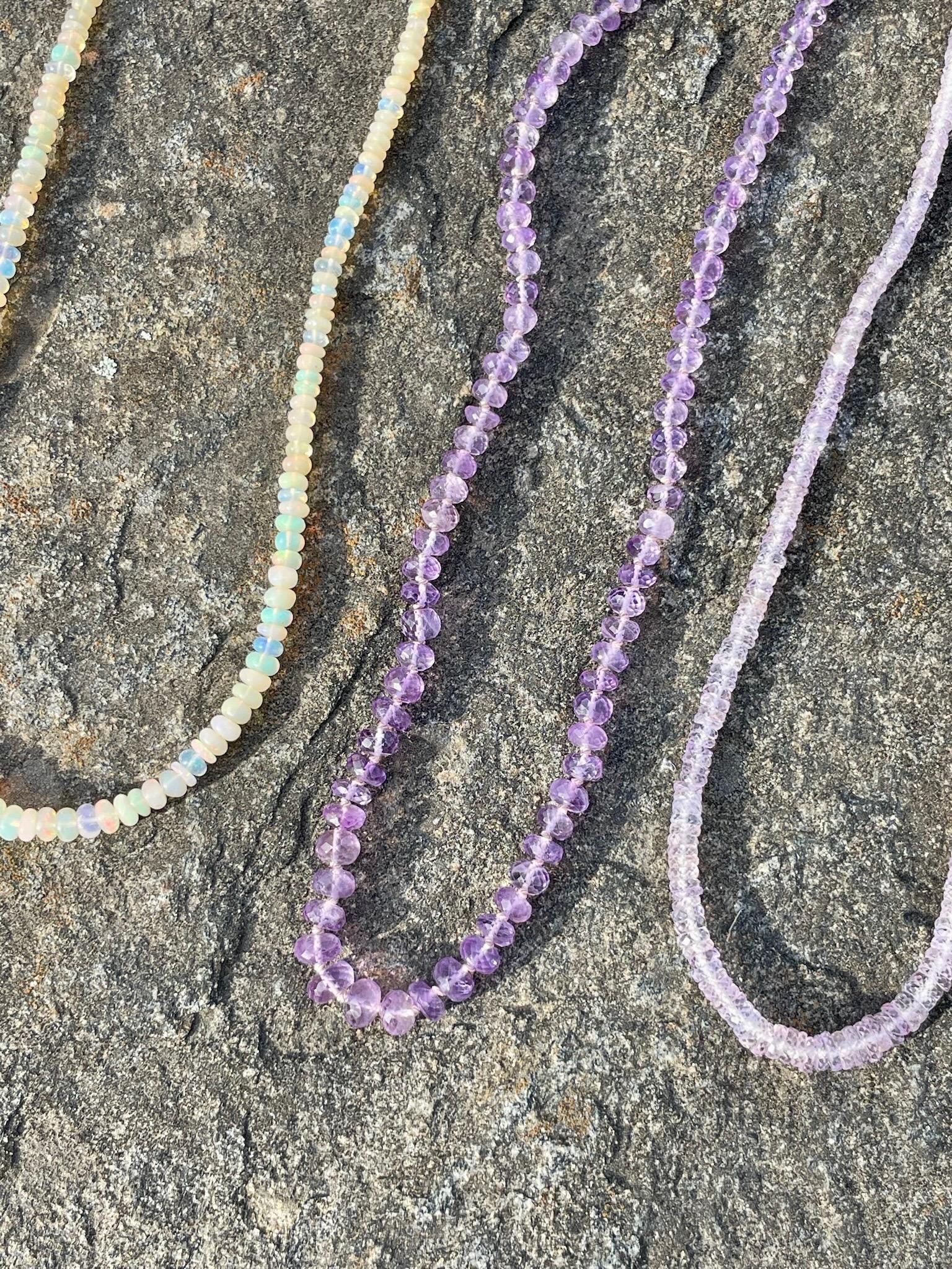 Opal Beaded Necklace Hannah May Jewelry