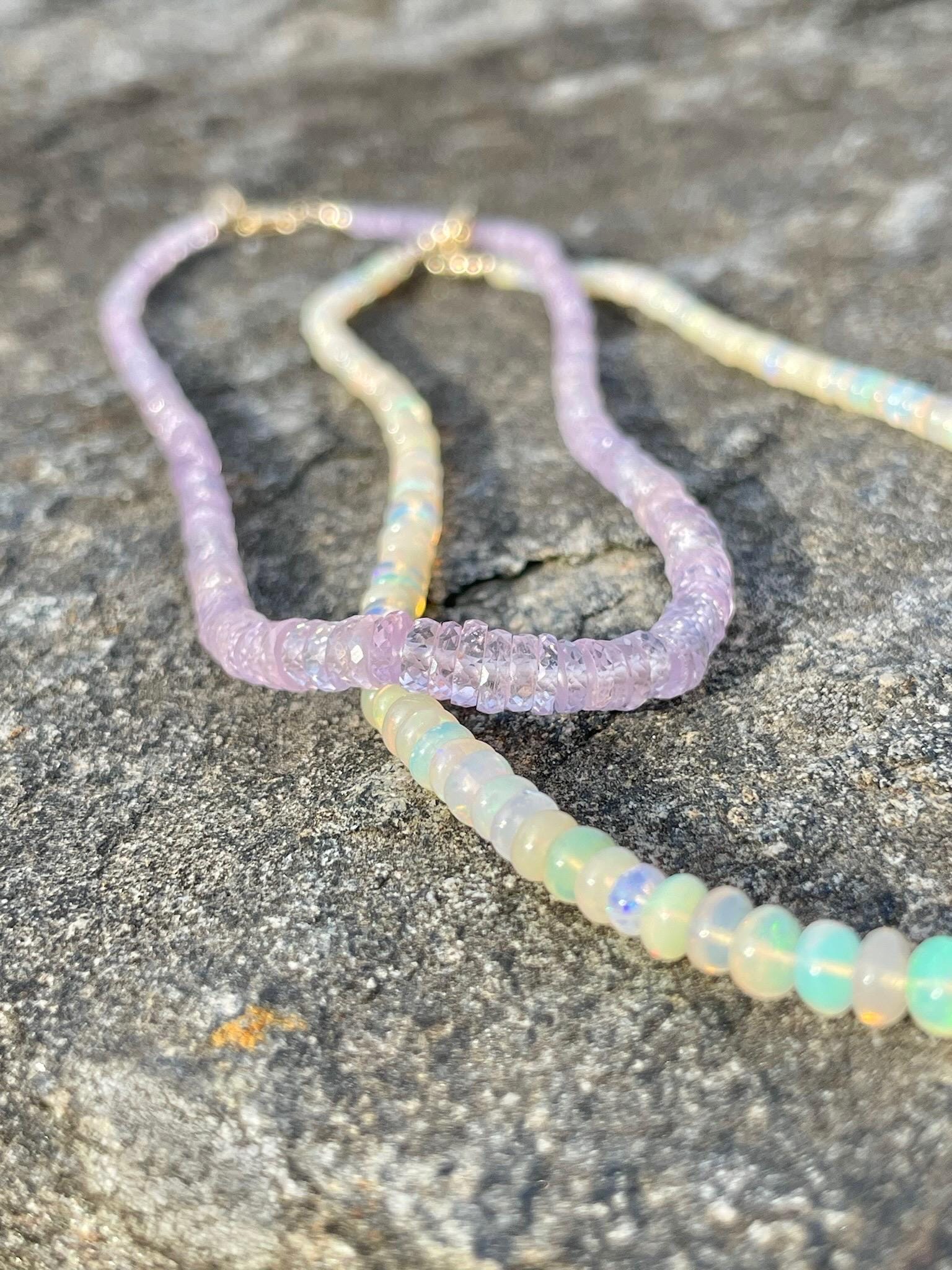 Lavender Sapphire Necklace Hannah May Jewelry