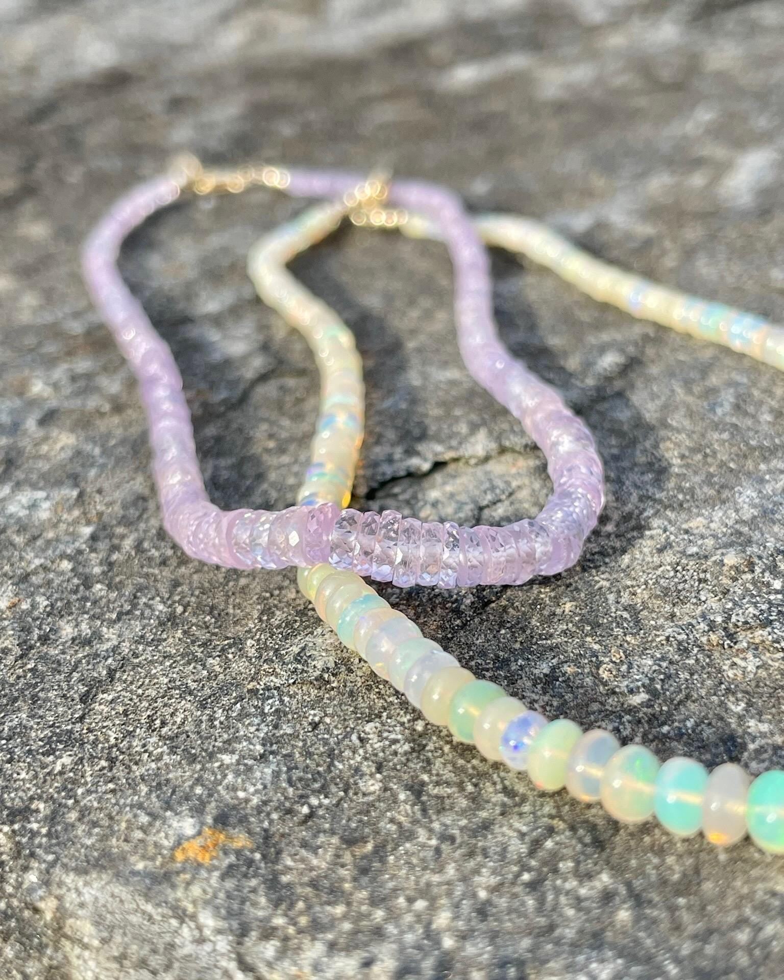 Lavender Sapphire Necklace Hannah May Jewelry