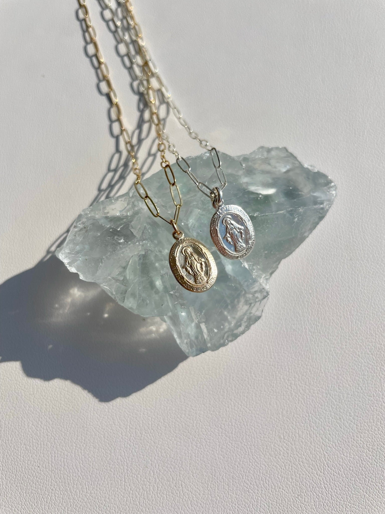 Mother Mary Coin Necklace, Protection Necklace Hannah May Jewelry