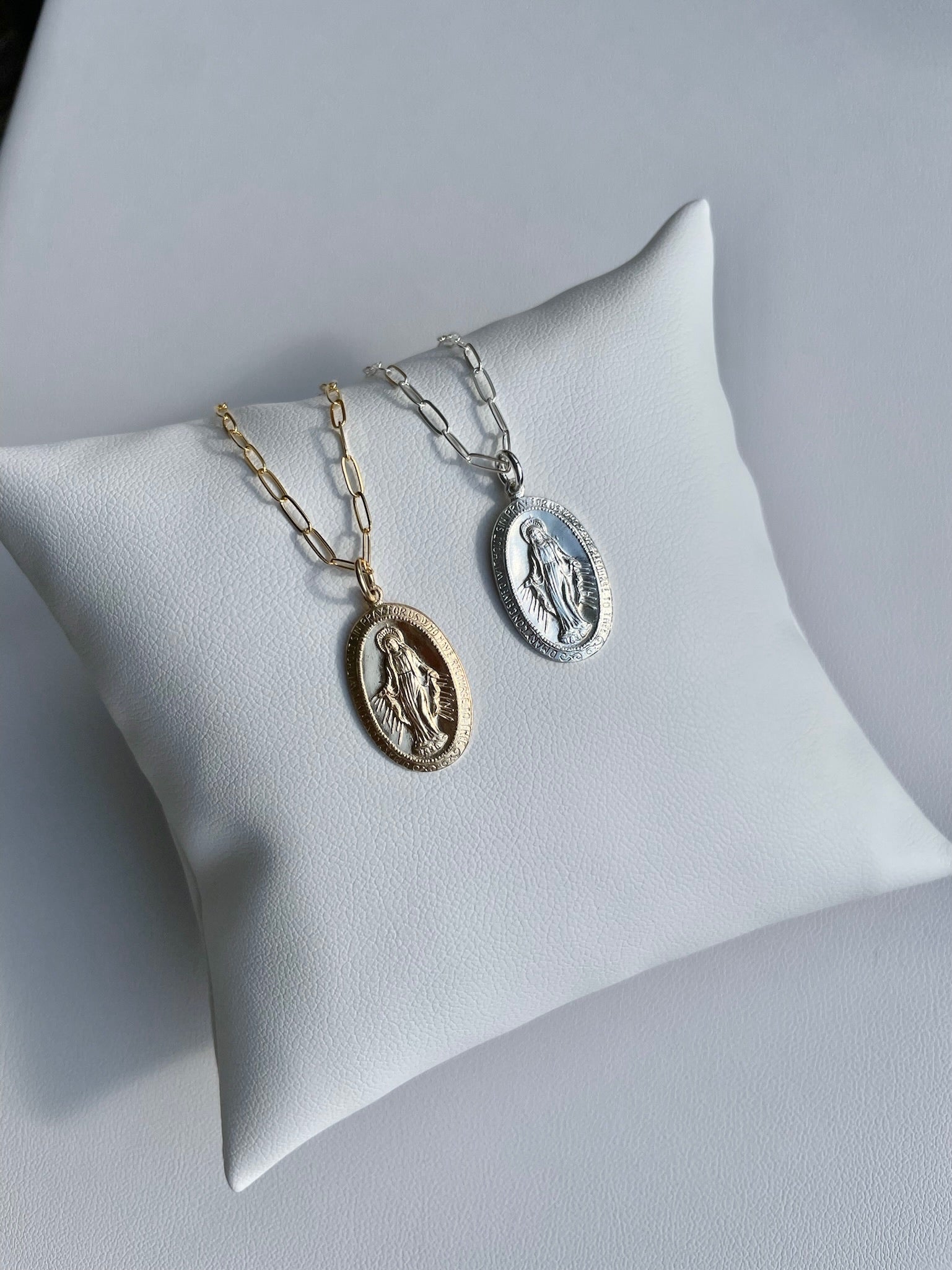 Mother Mary Coin Necklace, Protection Necklace Hannah May Jewelry
