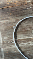 Beaded Gemstone Necklace with CZ Charm Hannah May Jewelry