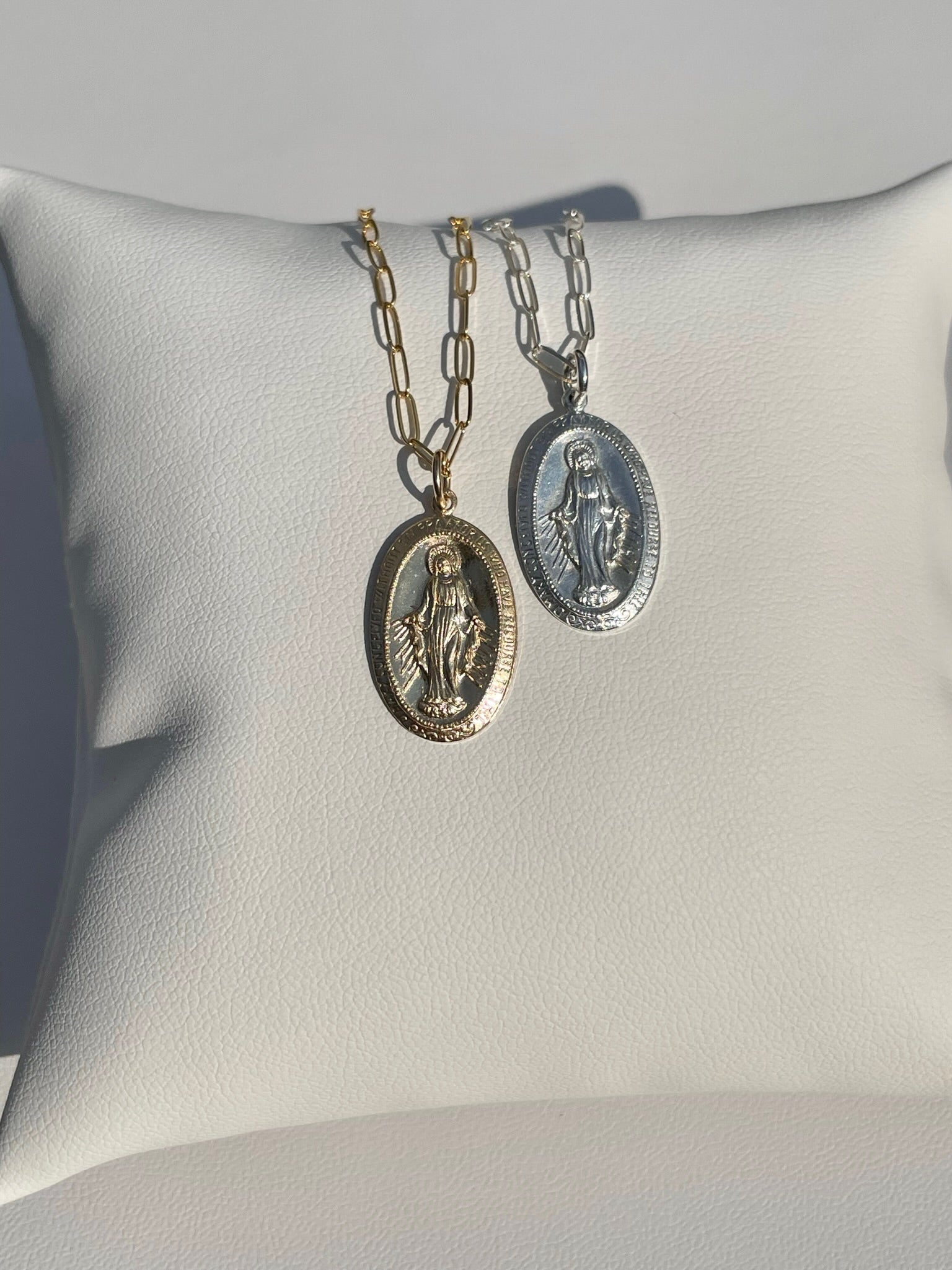 Mother Mary Coin Necklace, Protection Necklace Hannah May Jewelry