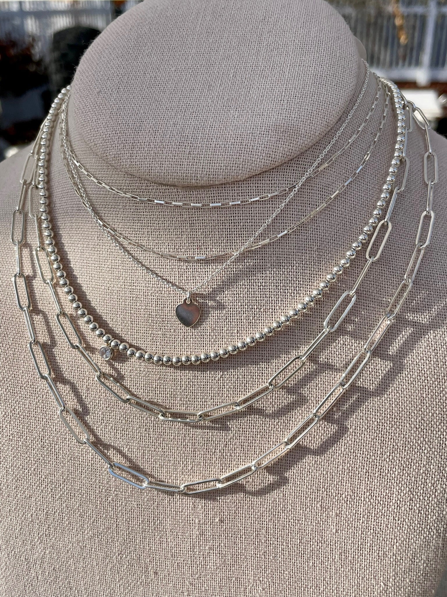 Gold Paperclip Chain Necklace by Hannah May Jewelry