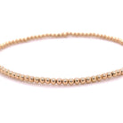 Gold Beaded Bracelet 2mm Hannah May Jewelry