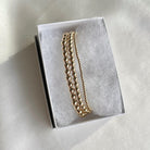 Gold Beaded Bracelet 2mm Hannah May Jewelry