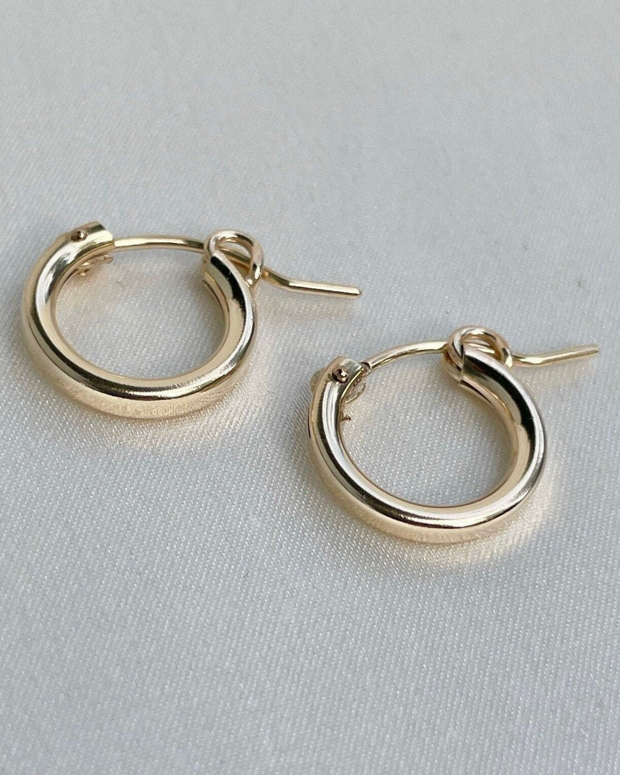 Classic Gold Filled Hoop Earrings by Hannah May Jewelry