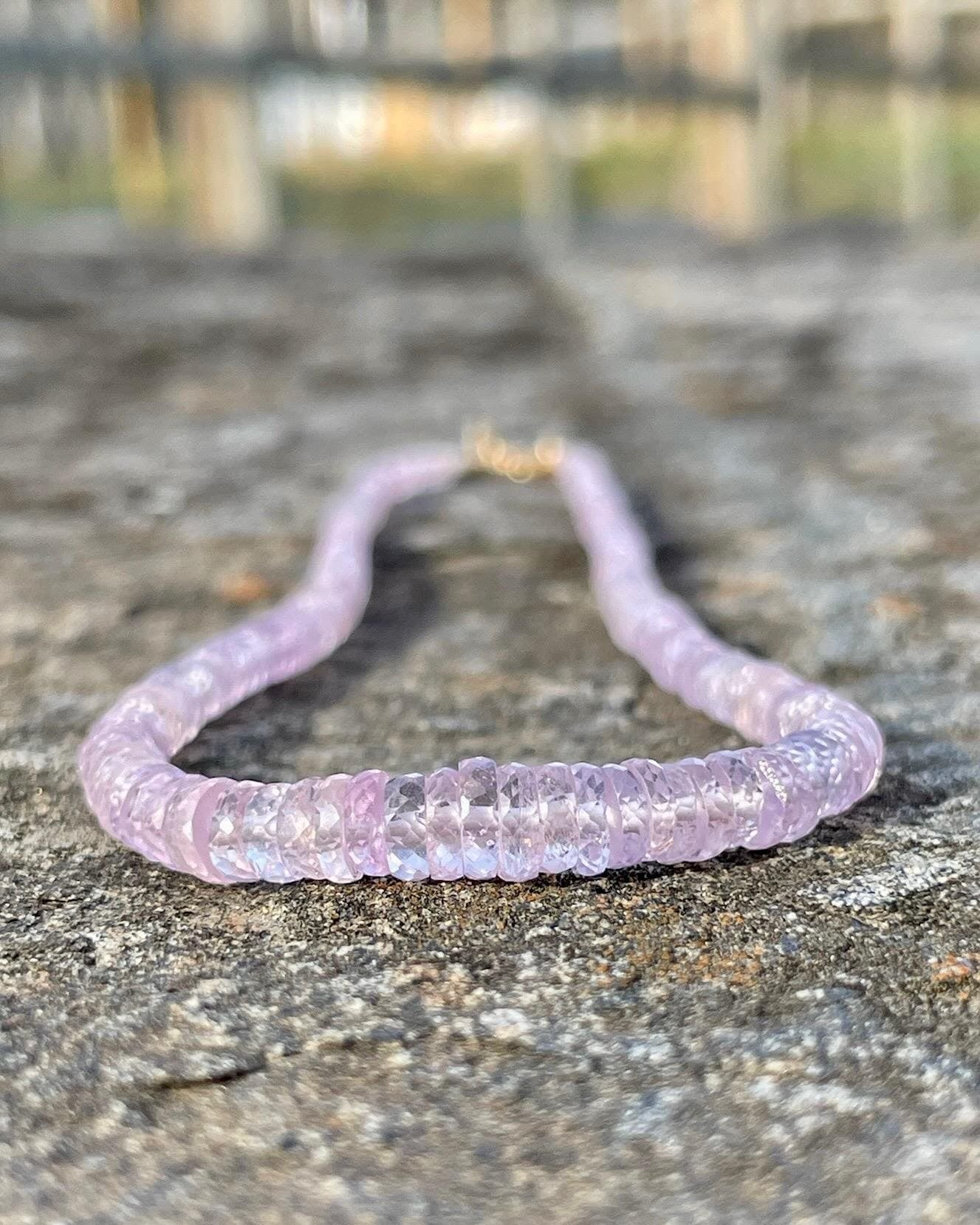 Lavender Sapphire Necklace Hannah May Jewelry