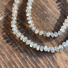 White Moonstone Silk Knotted Necklace Hannah May Jewelry