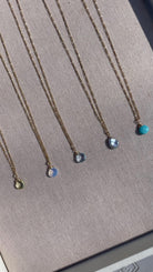 Opalite Gem Drop Necklace Hannah May Jewelry