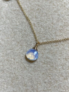 Opalite Gem Drop Necklace Hannah May Jewelry